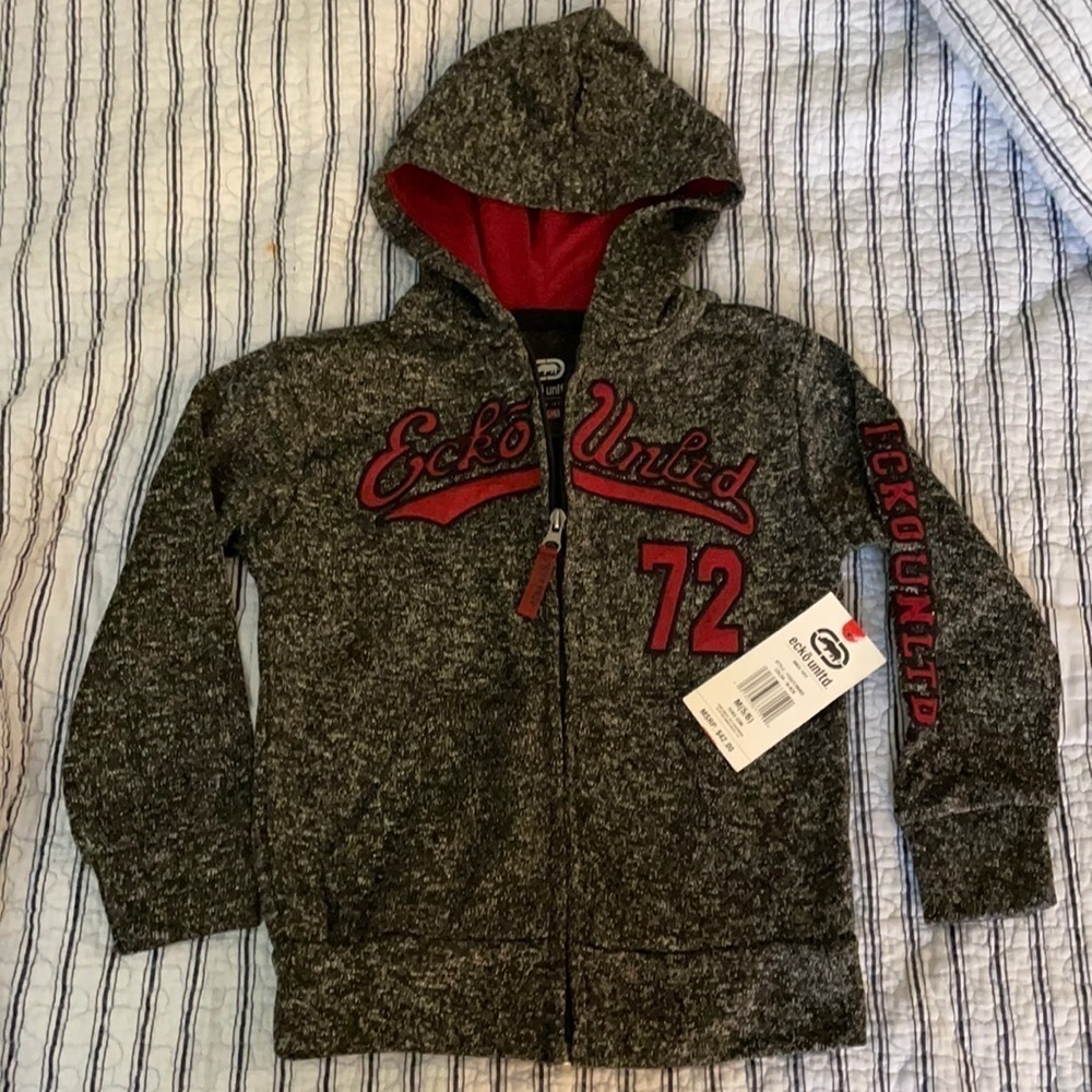 - 🤗NWT Ecko Boys' Little Hoodie jacket size M 5/6
